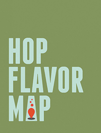 Hop Flavor Map (10 pack, folded)